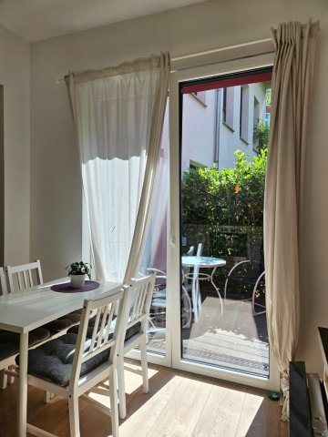 Blick auf die Terrasse